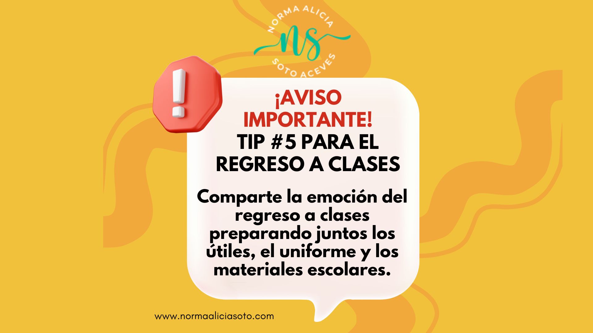 Tip #5 para el regreso a clases