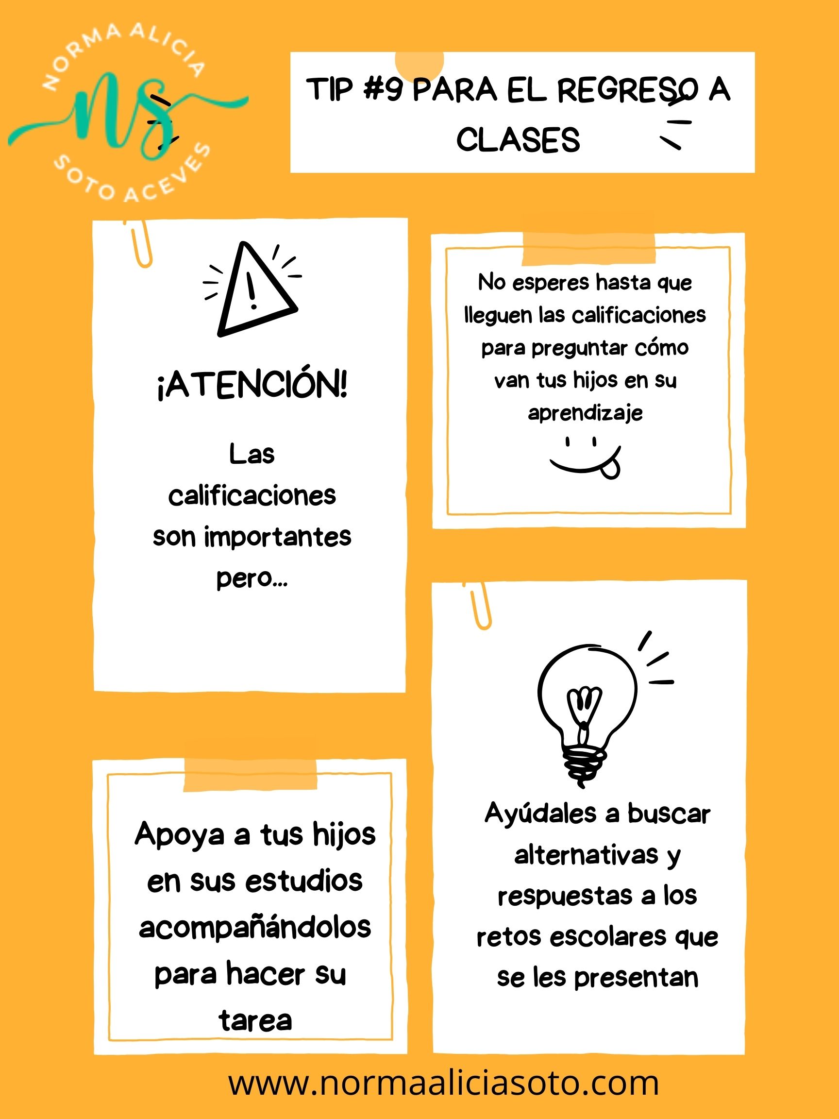 Tip #9 para el regreso a clases