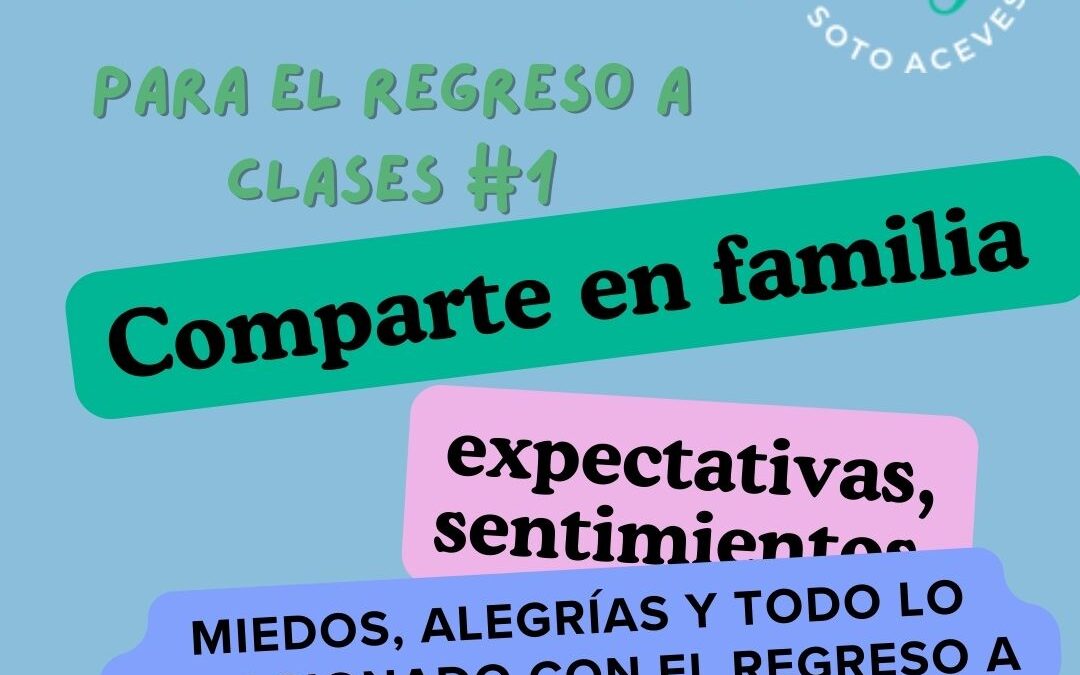 Tips para el regreso a clases 1/10