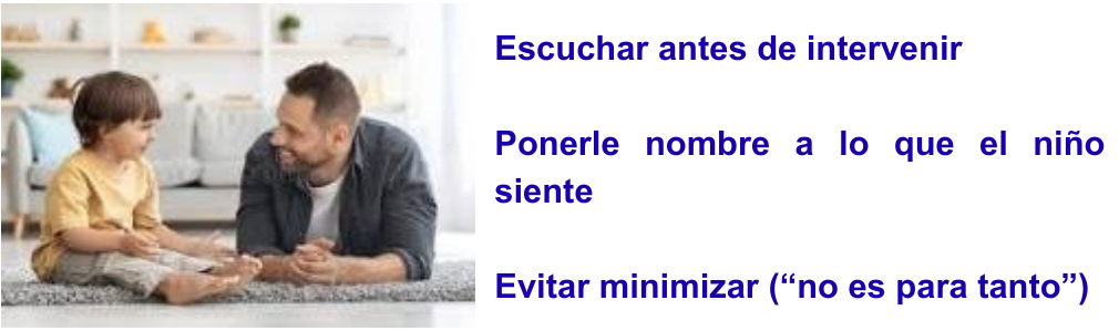 ¿Intentas “que se calme” tu niño o niña? Acompañar no es corregir. 30 abril día del niño.